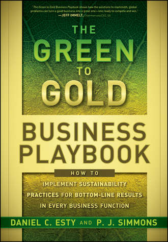 P.J.  Simmons. The Green to Gold Business Playbook. How to Implement Sustainability Practices for Bottom-Line Results in Every Business Function