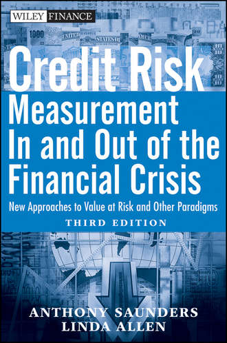 Anthony  Saunders. Credit Risk Management In and Out of the Financial Crisis. New Approaches to Value at Risk and Other Paradigms