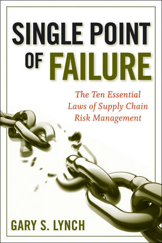 Gary Lynch S.. Single Point of Failure. The 10 Essential Laws of Supply Chain Risk Management