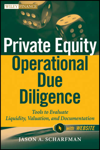 Jason Scharfman A.. Private Equity Operational Due Diligence. Tools to Evaluate Liquidity, Valuation, and Documentation