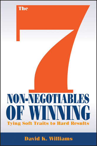 David Williams K.. The 7 Non-Negotiables of Winning. Tying Soft Traits to Hard Results
