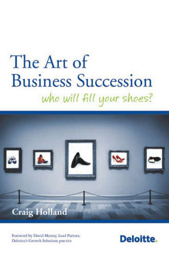 Craig  Holland. The Art of Business Succession. Who will fill your shoes?