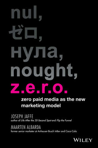 Joseph  Jaffe. Z.E.R.O. Zero Paid Media as the New Marketing Model