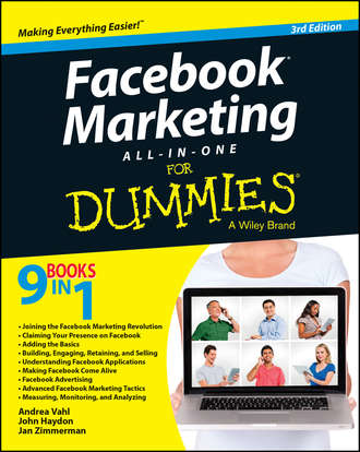 Jan  Zimmerman. Facebook Marketing All-in-One For Dummies