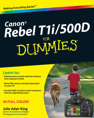 Julie Adair King. Canon EOS Rebel T1i / 500D For Dummies