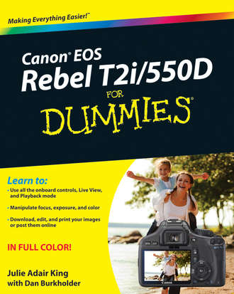 Dan  Burkholder. Canon EOS Rebel T2i / 550D For Dummies