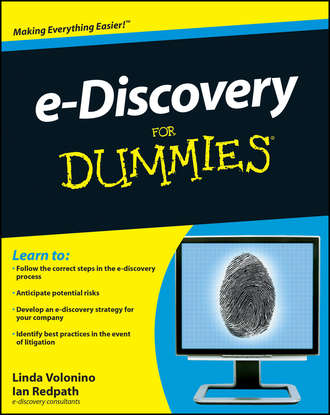 Ian  Redpath. e-Discovery For Dummies