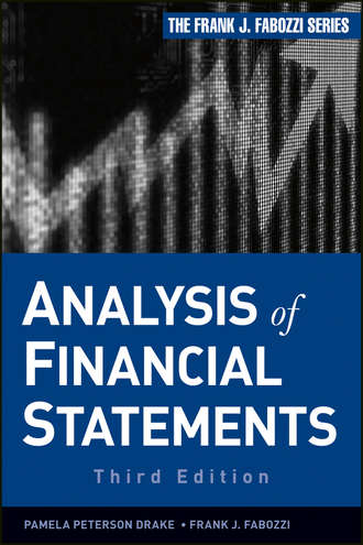 Frank J. Fabozzi. Analysis of Financial Statements