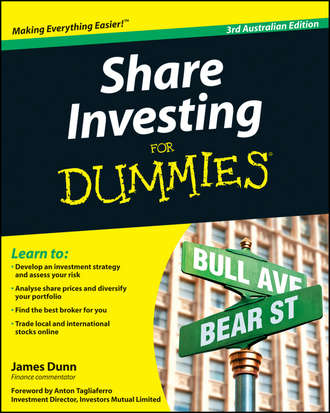 James  Dunn. Share Investing For Dummies