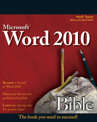 Herb  Tyson. Word 2010 Bible