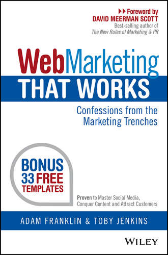 Adam  Franklin. Web Marketing That Works. Confessions from the Marketing Trenches