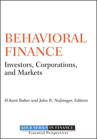 H. Baker Kent. Behavioral Finance. Investors, Corporations, and Markets