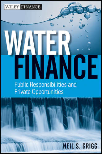 Neil Grigg S.. Water Finance. Public Responsibilities and Private Opportunities