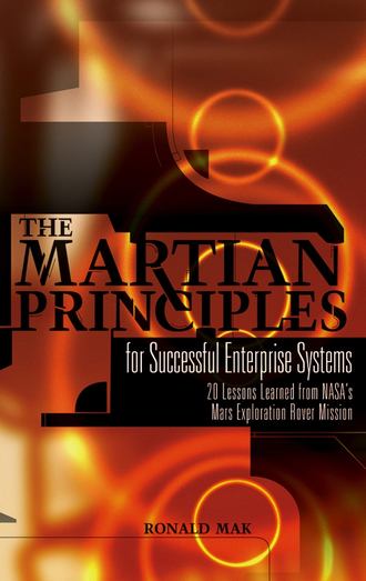 Ronald  Mak. The Martian Principles for Successful Enterprise Systems. 20 Lessons Learned from NASA's Mars Exploration Rover Mission