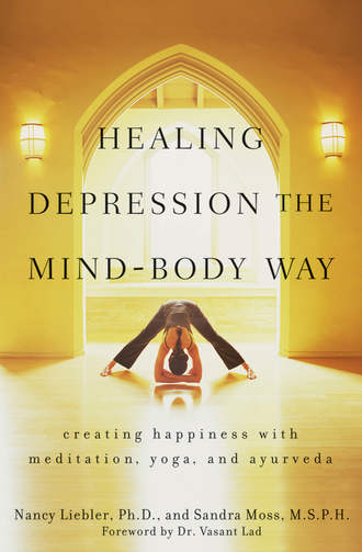 Nancy Liebler, Ph.D.. Healing Depression the Mind-Body Way. Creating Happiness with Meditation, Yoga, and Ayurveda