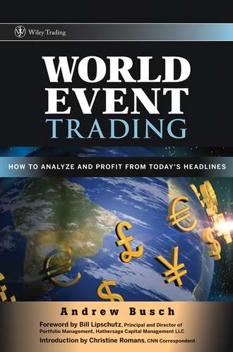 Andrew  Busch. World Event Trading. How to Analyze and Profit from Today's Headlines