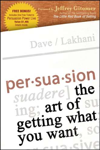 Dave  Lakhani. Persuasion. The Art of Getting What You Want
