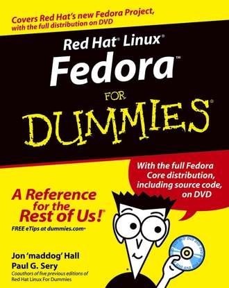 Jon  Hall. Red Hat Linux Fedora For Dummies