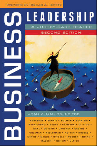 Joan Gallos V.. Business Leadership. A Jossey-Bass Reader