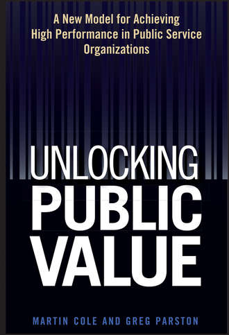 Martin  Cole. Unlocking Public Value. A New Model For Achieving High Performance In Public Service Organizations