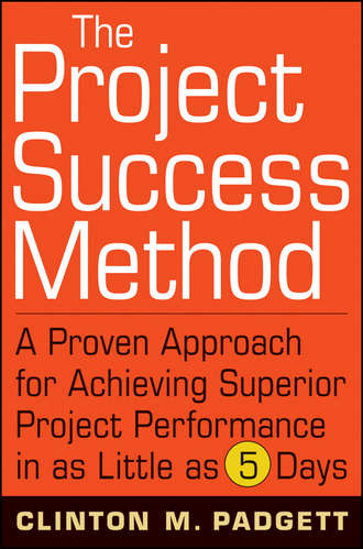 Clinton Padgett M.. The Project Success Method. A Proven Approach for Achieving Superior Project Performance in as Little as 5 Days