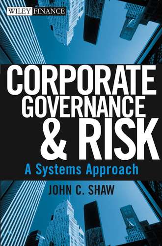 John Shaw C.. Corporate Governance and Risk. A Systems Approach