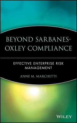 Anne Marchetti M.. Beyond Sarbanes-Oxley Compliance. Effective Enterprise Risk Management