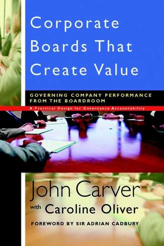 Caroline  Oliver. Corporate Boards That Create Value. Governing Company Performance from the Boardroom