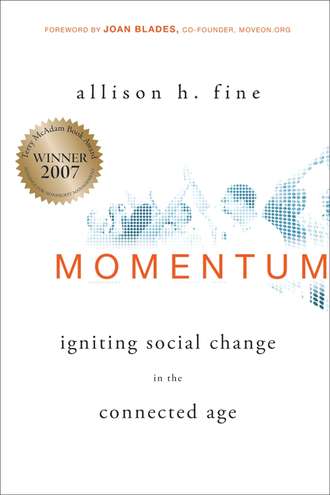 Allison  Fine. Momentum. Igniting Social Change in the Connected Age