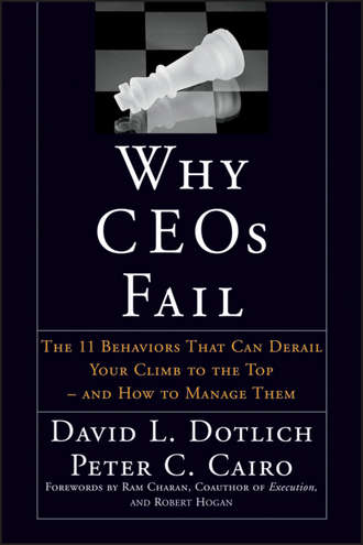 David L. Dotlich. Why CEOs Fail. The 11 Behaviors That Can Derail Your Climb to the Top - And How to Manage Them
