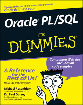 Michael  Rosenblum. Oracle PL / SQL For Dummies