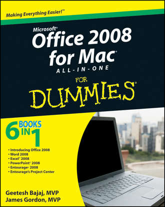 Geetesh  Bajaj. Office 2008 for Mac All-in-One For Dummies