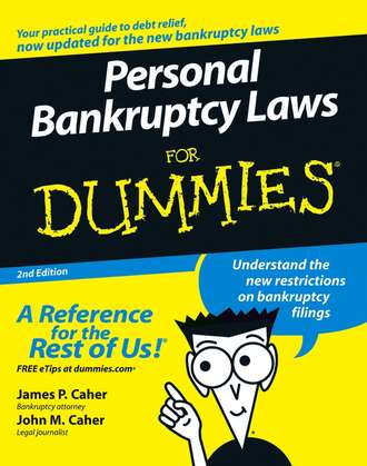 James Caher P.. Personal Bankruptcy Laws For Dummies