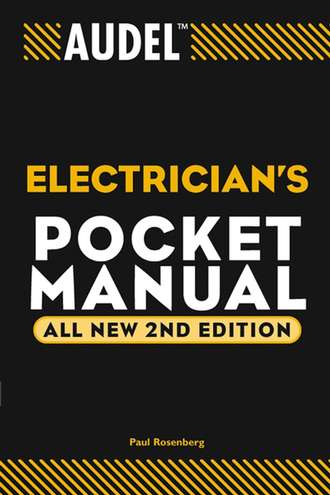 Paul  Rosenberg. Audel Electrician's Pocket Manual