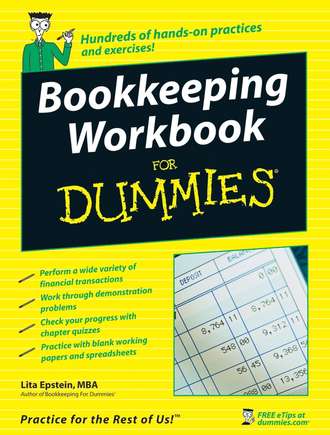 Lita  Epstein. Bookkeeping Workbook For Dummies