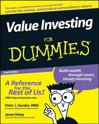 Janet  Haley. Value Investing For Dummies