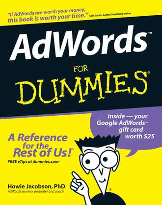 Howie  Jacobson. AdWords For Dummies