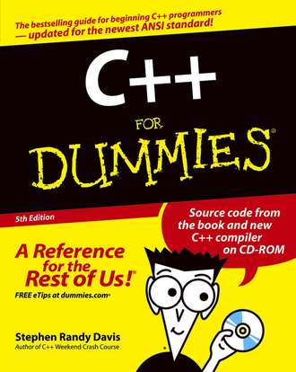 Stephen Davis R.. C++ For Dummies