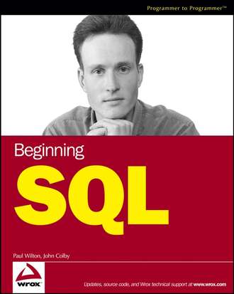 Paul  Wilton. Beginning SQL