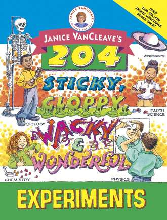 Janice  VanCleave. Janice VanCleave's 204 Sticky, Gloppy, Wacky, and Wonderful Experiments