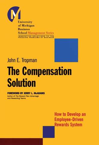 John Tropman E.. The Compensation Solution. How to Develop an Employee-Driven Rewards System