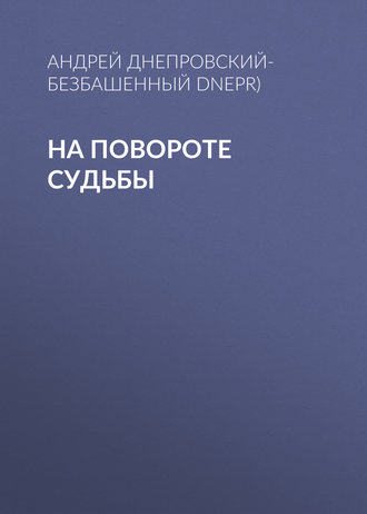 Андрей Днепровский-Безбашенный (A.DNEPR). На повороте судьбы