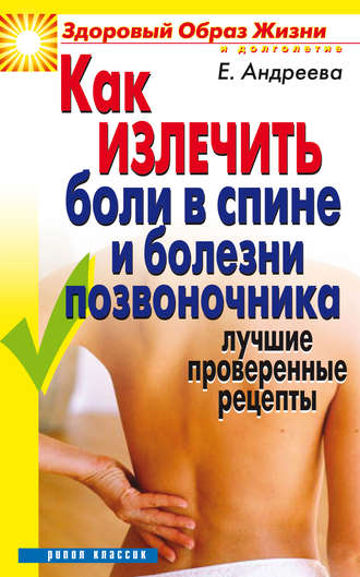 Как излечить боли в спине и болезни позвоночника. Лучшие проверенные рецепты. Екатерина Алексеевна Андреева