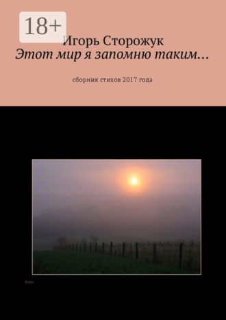 Этот мир я запомню таким… Сборник стихов 2017 года. Игорь Владимирович Сторожук