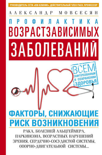 Александр Мовсесян. Профилактика возрастзависимых заболеваний. Факторы, снижающие риск возникновения: рака, болезней Альцгеймера, Паркинсона, возрастных нарушений зрения, сердечно-сосудистой, опорно-двигательной системы…