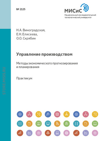 Управление производством. Методы экономического прогнозирования и планирования. Е. Н. Елисеева