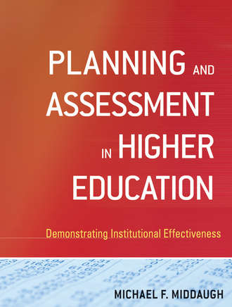 Michael Middaugh F.. Planning and Assessment in Higher Education. Demonstrating Institutional Effectiveness