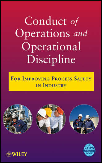 CCPS (Center for Chemical Process Safety). Conduct of Operations and Operational Discipline. For Improving Process Safety in Industry
