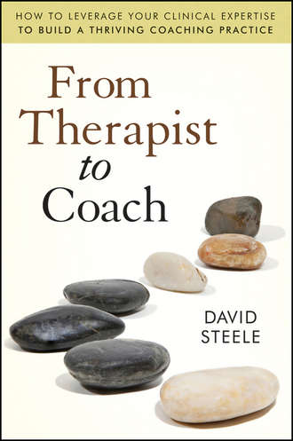 David  Steele. From Therapist to Coach. How to Leverage Your Clinical Expertise to Build a Thriving Coaching Practice