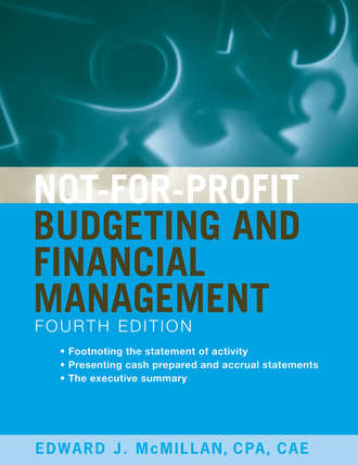 Edward McMillan J.. Not-for-Profit Budgeting and Financial Management